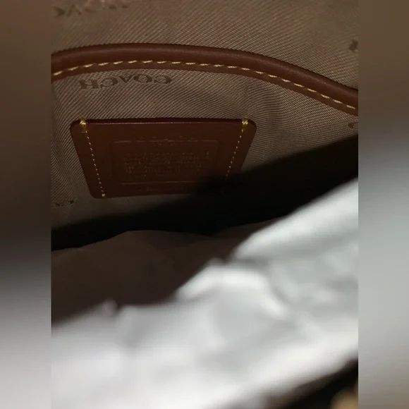 Coach Badge Jacquard Kitt Crossbody - Picture 5 of 10